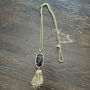 Kendra Scott Vintage Rayne Gold Long Pedant Necklace